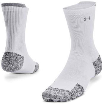 Under Armour ARMOURDRY RUN CUSHION 1PK MID Unisex ponožky, bílá, velikost