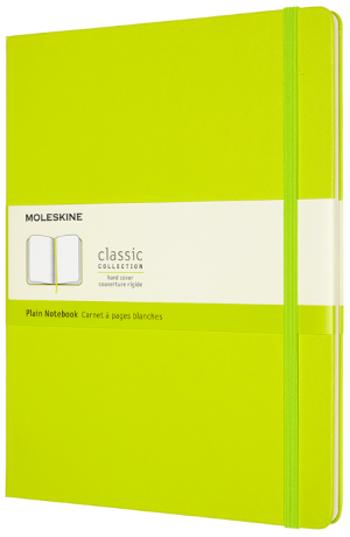 Moleskine Zápisník žlutozelený XL, čistý, tvrdý