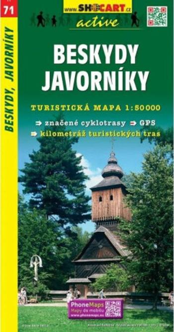 SC 071 Beskydy, Javorníky 1:50 000