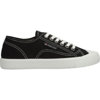 Tommy Hilfiger TJW FOXING SNEAKER CANVAS Dámské tenisky, černá, velikost