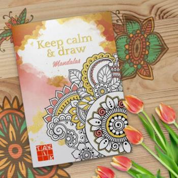 Keep calm & draw - Mandalas (antistresové omalovánky)