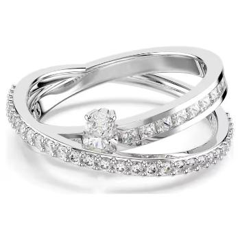 Swarovski Třpytivý prsten se zirkony Hyperbola 5691232 50 mm