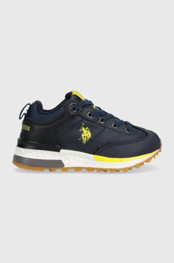 Dětské sneakers boty U.S. Polo Assn. tmavomodrá barva