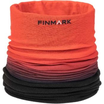 Finmark FSW-239 Multifunkční šátek s fleecem, oranžová, velikost