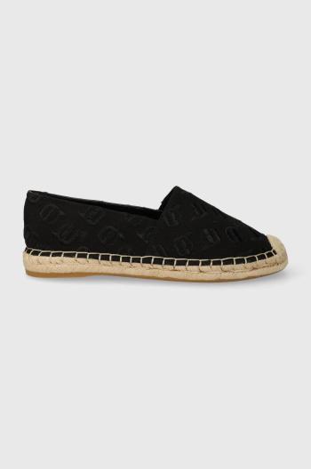 Espadrilky Karl Lagerfeld KAMINI NFT černá barva, KL80124A