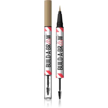 Maybelline Build-A-Brow oboustranná tužka na obočí pro fixaci a tvar odstín 250 Blonde 1 ks