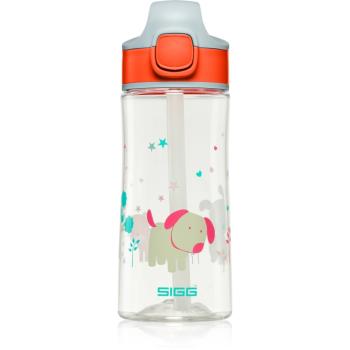 Sigg Miracle dětská láhev s brčkem Puppy Friend 450 ml