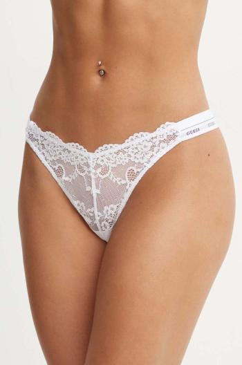 Tanga Guess JANE bílá barva, průhledné, O4YE01 PZ01C