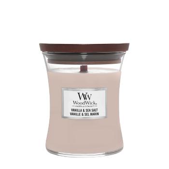 Wood Wick Vonná svíčka Vanilla &Sea Salt 275 g