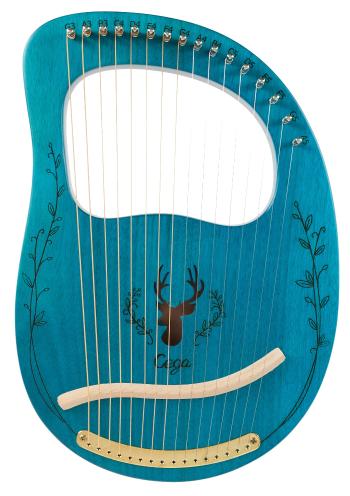 Cega Lyre Harp 16 Strings Blue