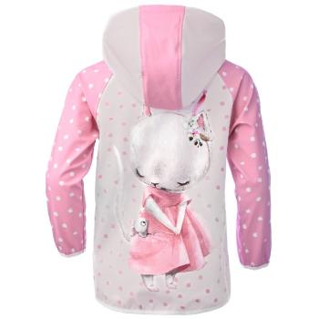 Detská softshellová bunda – Mačička (Veľkosť bundy: 122)