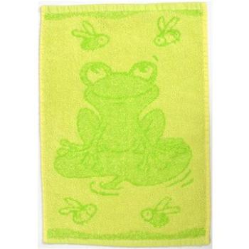 Profod Dětský ručník Frog green 30×50 cm (040134-FROGGREENA)