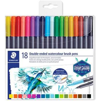 STAEDTLER Marsgraphic Duo štětcové 18 barev (4007817042830)