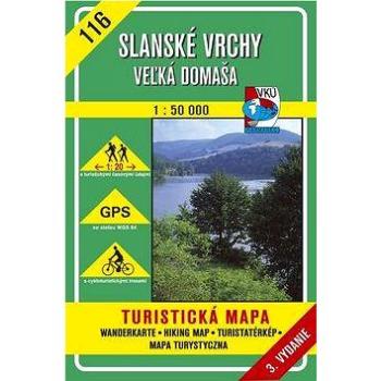 Slanské vrchy Veľká Domaša 1 : 50 000: 116 Turistická mapa (60-03-32017-6)