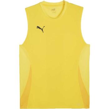 Puma TEAMGOAL SLEEVELESS JERSEY Pánské sportovní tílko, žlutá, velikost