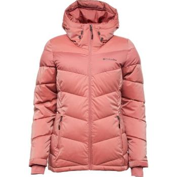 Columbia ABBOTT PEAK INSULATED JACKET Dámská zateplená lyžařská bunda, lososová, velikost