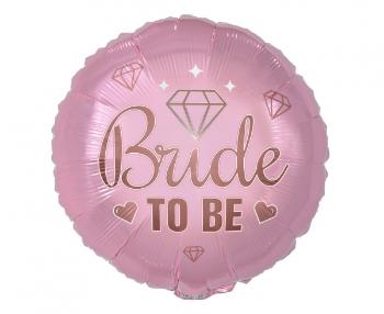 Fólia lufi rózsaszín - Bride to be