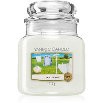 Yankee Candle Clean Cotton vonná svíčka 411 g