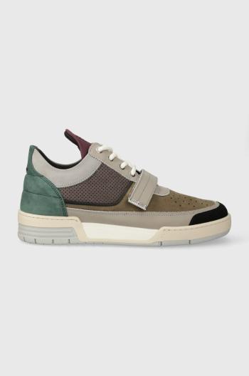 Kožené sneakers boty Filling Pieces Low Top Blaze šedá barva, 10125691002