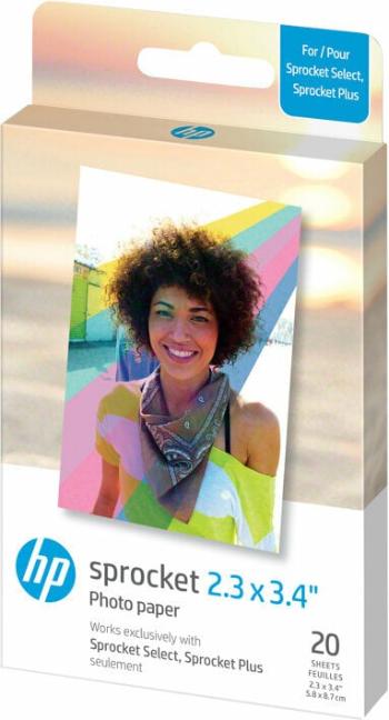 HP Zink Paper Sprocket Select 20 Pack 20 ks Fotopapír