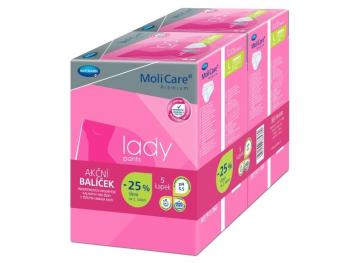 MoliCare Lady Pants 5 kapek, vel. L inkontinenční kalhotky 2x7 ks