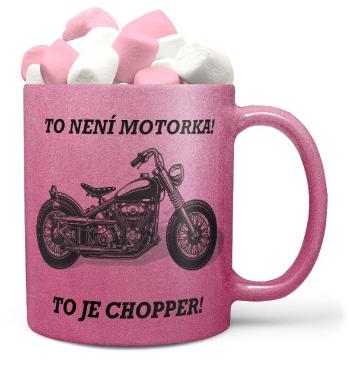 Hrnek To je Chopper - růžový (Náplň hrníčku: Marshmallow)