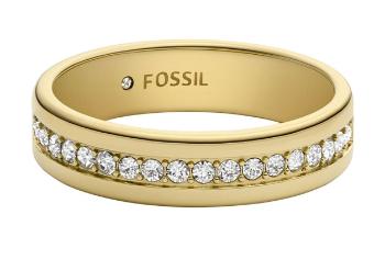 Fossil Pozlacený prsten s kubickými zirkony Archival JOF01035710 54 mm