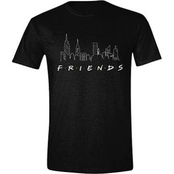 Friends - Logo and Skyline - tričko M (5057736985557)