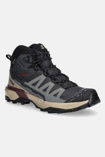 Topánky Salomon X Ultra 360 Mid GTX pánske, šedá farba, jemne zateplené, L47743300