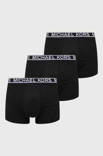 Boxerky Michael Kors 3-pack pánské, černá barva, 6BR1T11133