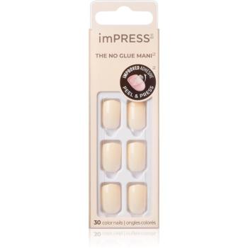 KISS imPRESS The No Glue Mani Short umělé nehty Point Pink 30 ks