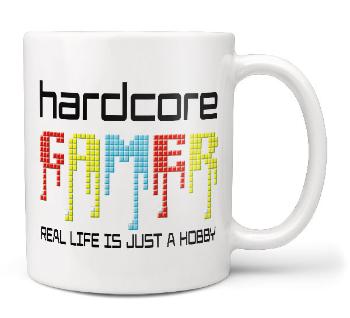 Hrnek Hardcore gamer (Náplň hrníčku: Žádná)