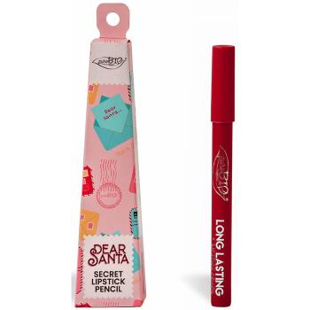 puroBIO Cosmetics Dear Santa SECRET dlouhotrvající tužka na rty v dárkovém balení odstín 013 3 g