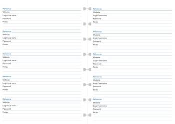 FILOFAX Náplň Notebook A5 seznam hesel