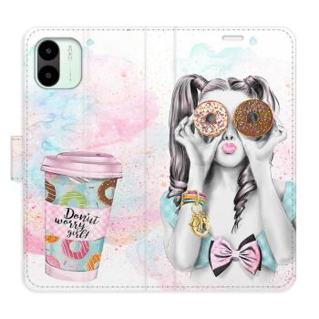 Flipové pouzdro iSaprio - Donut Worry Girl - Xiaomi Redmi A1 / A2