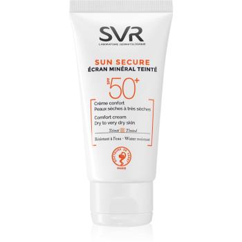 SVR Sun Secure minerální tónovací krém pro suchou až velmi suchou pleť SPF 50+ 50 ml