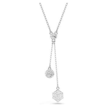 Swarovski Dlouhý náhrdelník se třpytivou koulí a krychlí Dextera 5693207