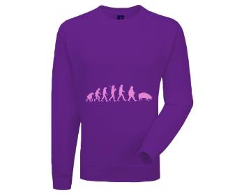 Pánská mikina bez kapuce Evolution Pig