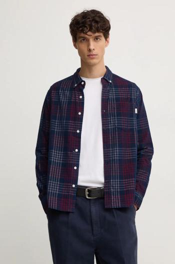 Bavlněná košile Pepe Jeans MARCUS tmavomodrá barva, regular, s límečkem button-down, PM308726