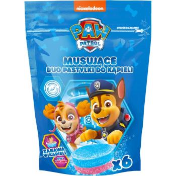 Nickelodeon Paw Patrol Bath Pills barevné šumivé tablety do koupele 6x20 g