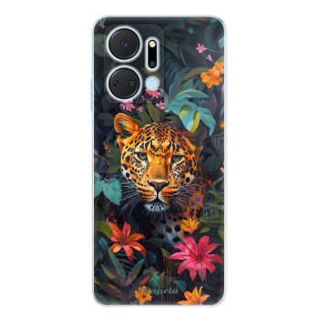 Odolné silikonové pouzdro iSaprio - Flower Jaguar - Honor X7a