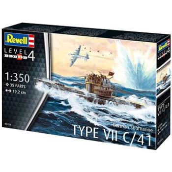 Plastic ModelKit ponorka 05154 - German Submarine Type VII C/41 (4009803051543)