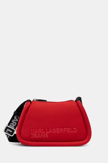 Kabelka Karl Lagerfeld Jeans červená barva, 246J3018