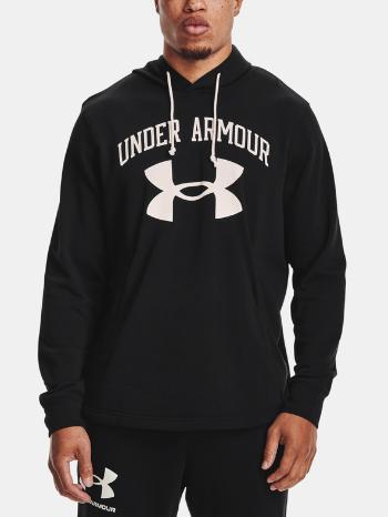 Under Armour Rival Terry Big Logo HD Mikina Černá