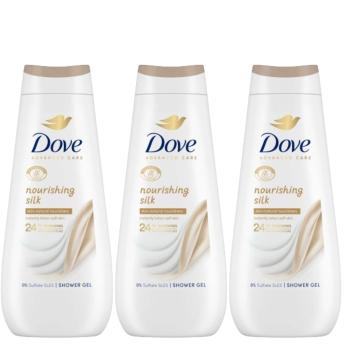 Dove Advanced Care Nourishing Silk Krémtusfürdő 3x400ml