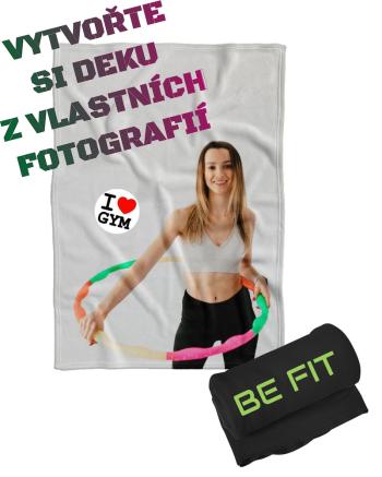 Deka z vlastních fotografií a textů Fleece 140x200cm/360g pro fitness a jógu