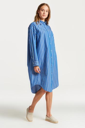 ŠATY GANT OS STRIPED SHIRT DRESS LAPIS BLUE