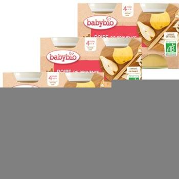 BABYBIO Hruška 3× (2× 130 g) (BABY11822s)