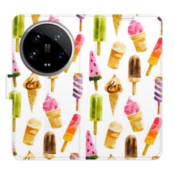 Flipové pouzdro iSaprio - Ice Cream Pattern - Xiaomi 14 Ultra