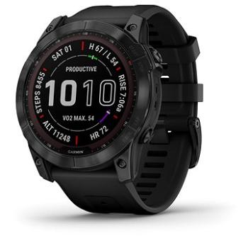 Garmin Fenix 7X Sapphire Solar Black DLC Titanium/Black Band (010-02541-23)